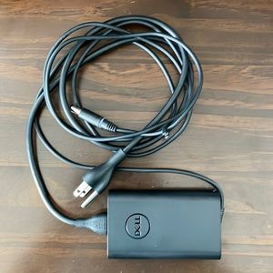 Dell Slim Power Adapter - 65-Watt 7.4mm with 1 Meter Power Cord & AC Duckhead
